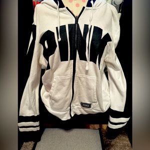 Whit zip up hoodie